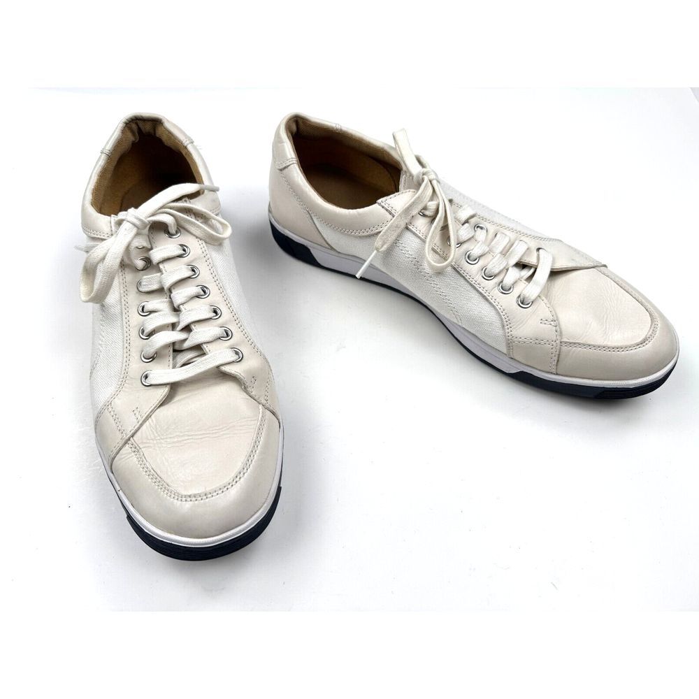 Cole Haan Vartan Sport Oxford Sneakers Men 11M NWOT White Canvas Leather C12396‎